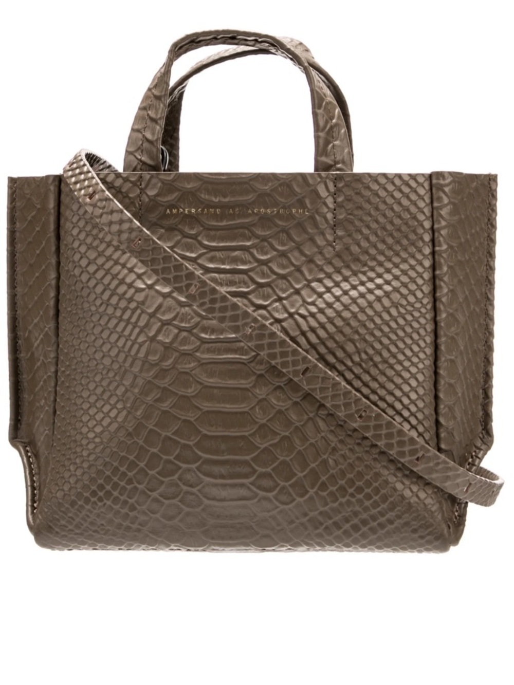 Ampersand as Apostrophe Snake Bag